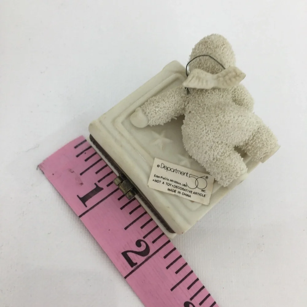 Department 56 Baby's First Picture Frame Snowbaby Angel Miniature Box Frame